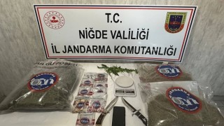 Niğdede 2 kilo 251 gram uyuşturucu ele geçirildi