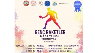 OKÜ’de Genç Raketler Masa Tenisi Turnuvası Başlıyor
