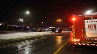 Önce otomobiliyle takla attı, sonra kaza yerinden kaçtı