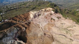 Orduda göçükte arama çalışmalarına ara verildi