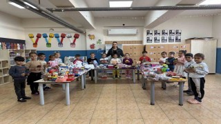 Orduda minik kalpler arasında sevgi köprüsü kuruldu