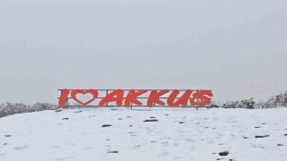 Ordunun yükseklerinde kar yağışı