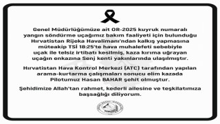 Orman Genel Müdürü Karacabeyden şehit pilot için başsağlığı mesajı