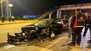 Osmanelinde trafik kazası: 1 yaralı