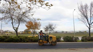 Osmangazide park içi yollar yenilendi