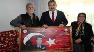 Osmaniye Valisi Dr. Erdinç Yılmaz, Şehit Ailelerini Ziyaret Etti