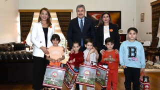 Osmaniye Valisi Yılmaz, LÖSEV’li Çocukları Makamında Ağırladı