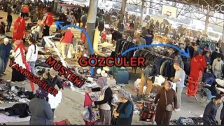 Osmaniyede pazarda yankesicilik yapan 5 şüpheli, gizli bölmeli araçla yakalandı