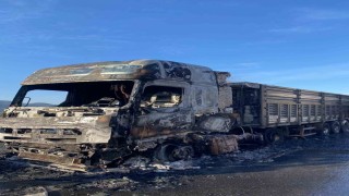 Osmaniyede tırda çıkan yangın söndürüldü