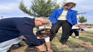 Osmaniye’de Yaşlılar ve Çocuklar Lavanta Fidanları Dikti