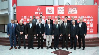 Özbekistan Büyükelçisi İlkhom Khaydarov BTSOda