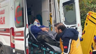 Panelvan ile çarpışan motosikletli yaralandı