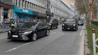 Papa 14. Leo, İznike gitmek için Atatürk Havalimanına hareket etti