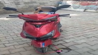 Park halindeki motosiklet çalındı