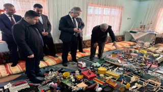 Parkinson hastasının üretim mücadelesine kaymakamdan destek