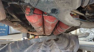 Pazarkulede LPG tankına gizlenmiş 19 kilo esrar ele geçirildi