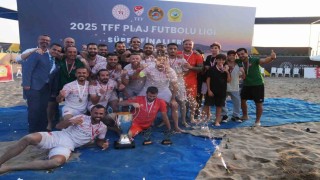 Plaj Futbolu Türkiye şampiyonu Alanya Belediyespor