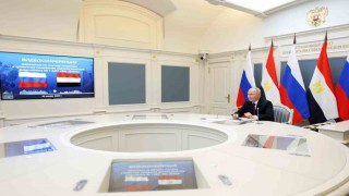 Putin ve es-Sisi, Mısırda inşa edilen El-Dabaa Nükleer Santrali için düzenlenen törene katıldı