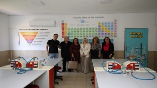 Rektör Özkan, mezunu olduğu okulun yenilenmesine destek verdi