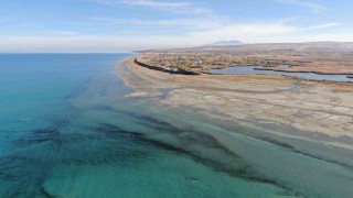 Renkli yazlardan sessiz çöl manzarasına: Van Gölünün 8 yıllık değişimi