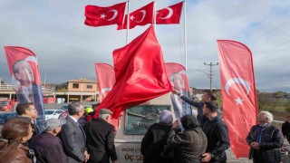 Restore edilen Üç Şehitler Anıtının açılışında duygu dolu anlar yaşandı