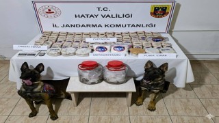 Reyhanlıda sazlık alanda 100 bin adet uyuşturucu hap ele geçirildi