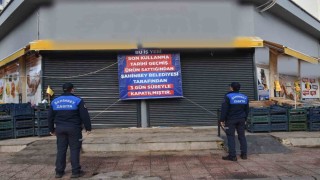 Şahinbey Belediyesinden tarihi geçmiş ürün satan markete kapatma cezası