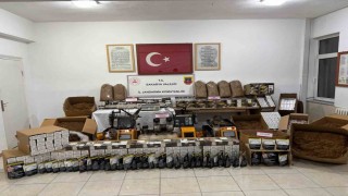 Sakaryada 151 bin boş, 16 bin dolu makaron ele geçirildi