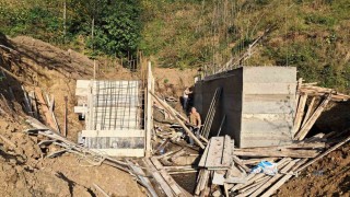 Salıpazarında riskli bölgeye müdahale