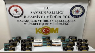 Samsunda kaçak tütün operasyonu