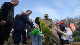 Samsunda Milli Ağaçlandırma Günü: 37 bin 380 adet fidan toprakla buluştu