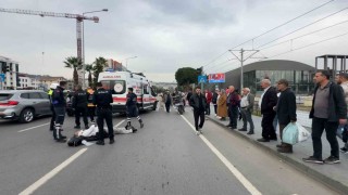 Samsunda motosiklet kazası: 1 yaralı