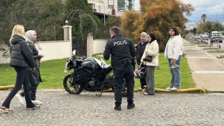 Samsunda motosiklet otomobille çarpıştı: 1 yaralı