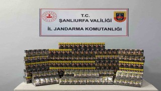 Şanlıurfada 5 bin paket kaçak sigara ele geçirildi