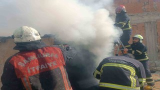 Şanlıurfada mesken yangını söndürüldü