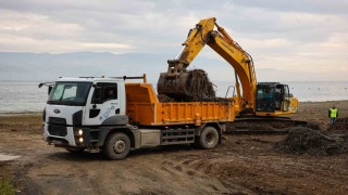 Sapanca Gölü kıyılarında ekosistemi koruyan temizlik