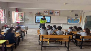 Sarıgölde öğrencilere trafik eğitimi verildi