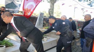 Şehit Kaymakam Saim Bey kabri başında anıldı