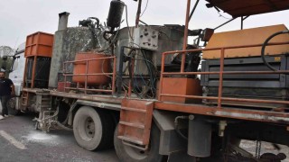 Şerit çizme makinesinin kazanı patladı: 2 işçi yaralandı