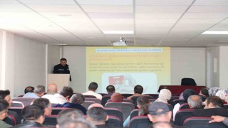 Servis şoförleri ve rehber personellere iş sağlığı ve güvenliği eğitimi verildi