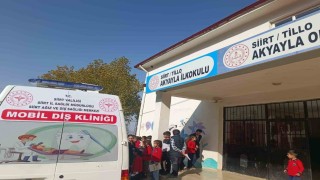 Siirtte mobil diş sağlığı hizmeti