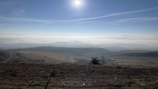 Sis adeta kenti yuttu, doğa olayı izleyenleri mest etti