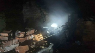 Söğütte ev yangını