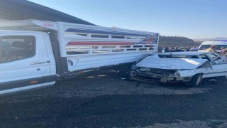 Solhanda trafik kazası: 1 ölü, 3 yaralı