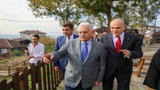 Son Başbakan Binali Yıldırım Konuralp Antik kentini gezdi