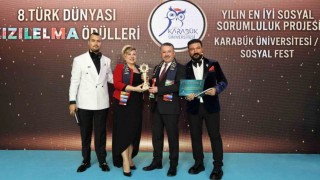 Sosyalfeste Türk Dünyası Kızıl Elma Ödüllerinde prestijli ödül