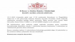 Tanker gemisinde zehirlenme vakası: 1 ölü