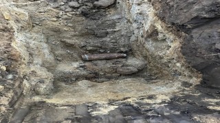 Tarlada bulunan top mermisi imha edildi