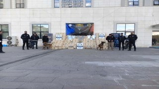 Taylanddan Türkiyeye 1 buçuk tonluk skunk sevkiyatı narkotik polisine takıldı