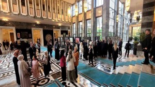 TBMMde Gazze konulu Hilalin Işığında sanat sergisi